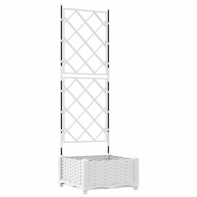 Have Blomsterkrukke Hvid 40 x 40 x 125,5 cm PP