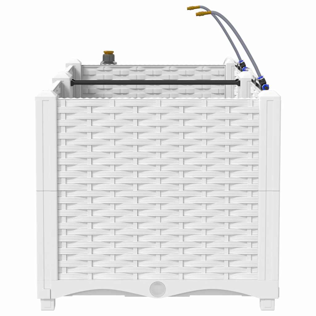 Havekrukker Hvid 80 x 40 x 37,5 cm Stål