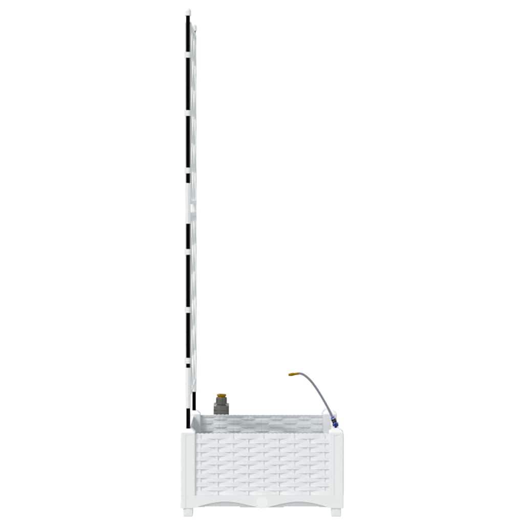 Havekrukker Hvid 40 x 40 x 126 cm Stål