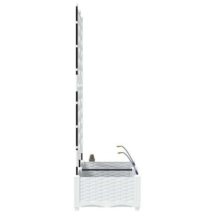 Have Blomsterkrukke 2 stk. Hvid 80 x 40 x 126 cm PP