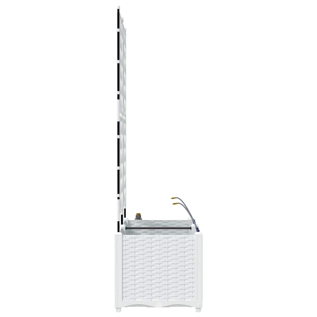 Havekrukker Hvid 80 x 40 x 142 cm Stål