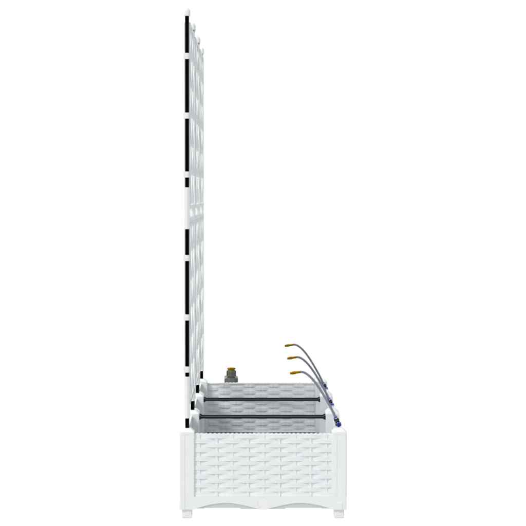 Havekrukker Hvid 120 x 40 x 126 cm Stål