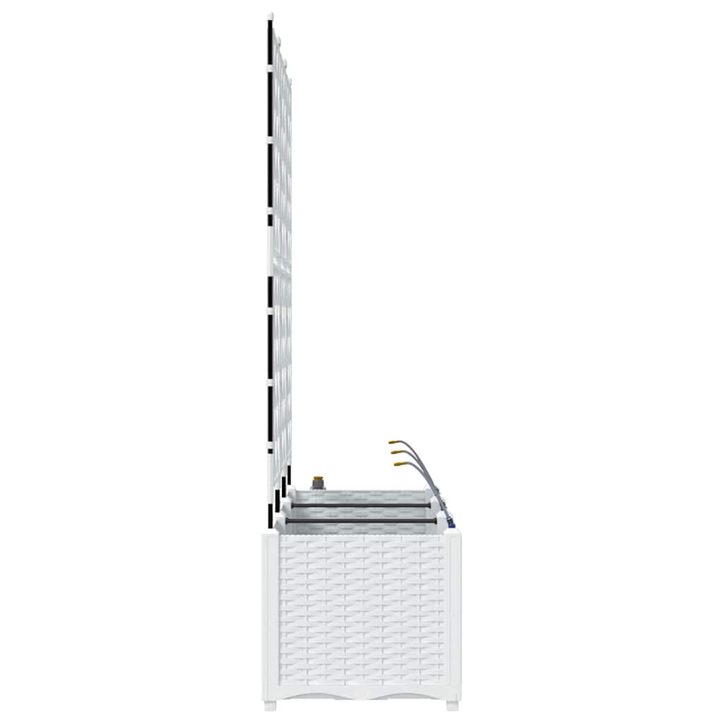 Havekrukker Hvid 120 x 40 x 142 cm Stål