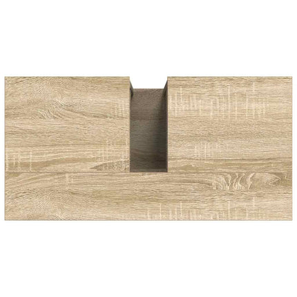 Badeværelsesskab Beige 60 x 30 x 60 cm Konstrueret træ