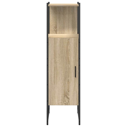 Badeværelsesskab Beige 33 x 33 x 120,5 cm Konstrueret træ