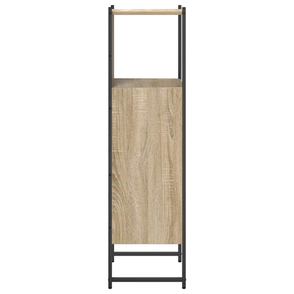 Badeværelsesskab Beige 33 x 33 x 120,5 cm Konstrueret træ