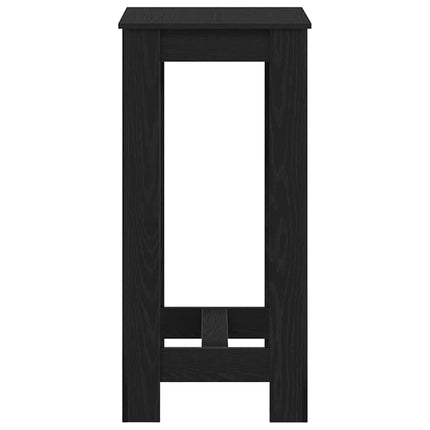 Barbord 51 x 50 x 103.5 cm Konstrueret træ Sort eg Rektangulær