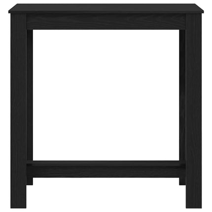 Barbord 102 x 50 x 103.5 cm Konstrueret træ Sort eg Rektangulær