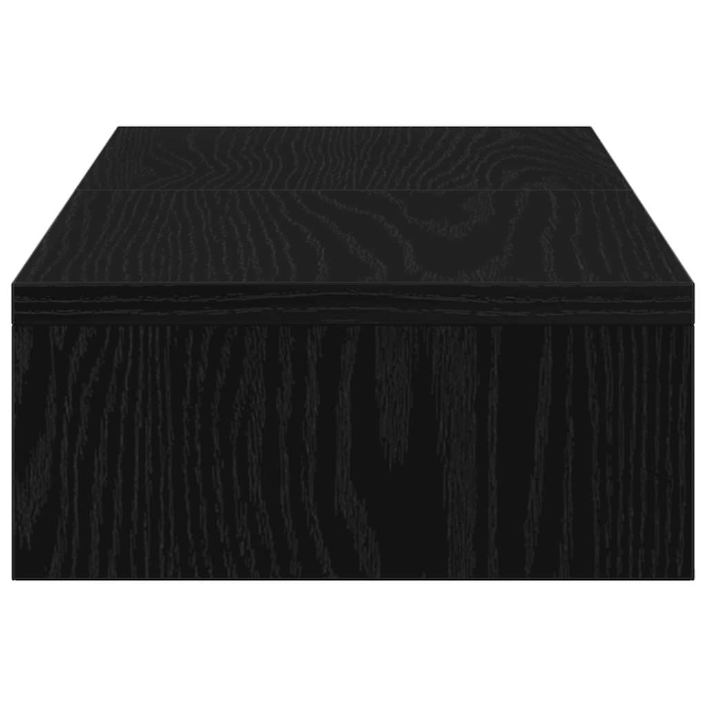 skærmholder 60x24x10,5 cm justerbar konstrueret træ sort eg