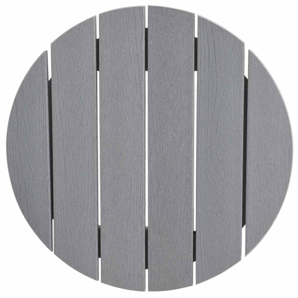 Barbord Lysegrå 55 x 55 x 107 cm HDPE