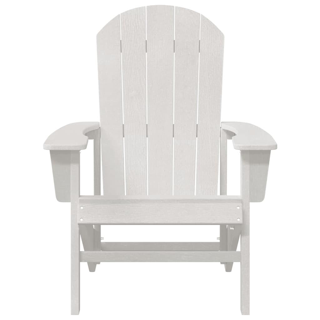 Adirondack-stol Hvid 82 x 74 x 92 cm HDPE