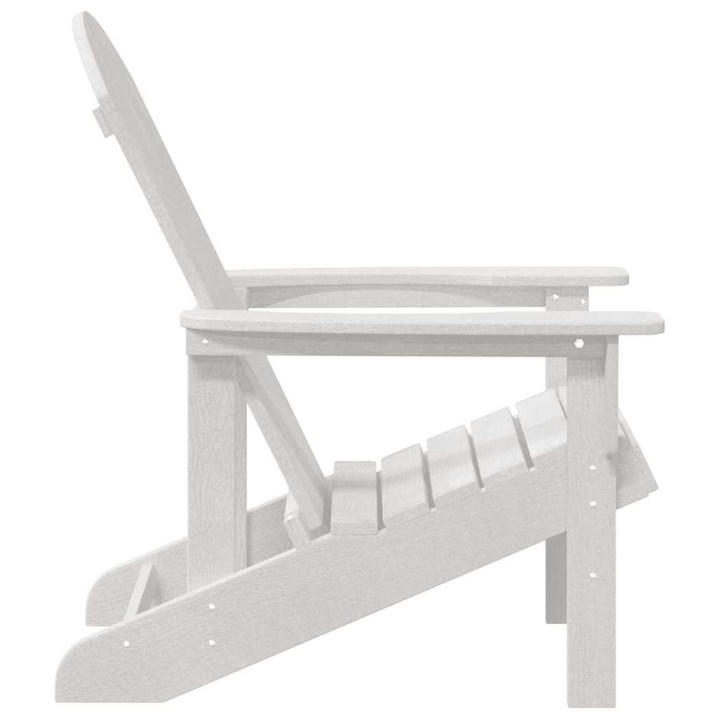 Adirondack-stol Hvid 82 x 74 x 92 cm HDPE