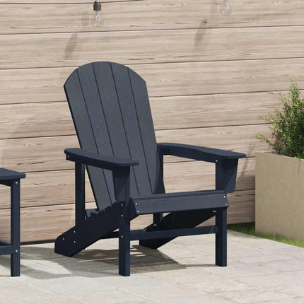 Adirondack-stol Mørkeblå 82 x 74 x 92 cm HDPE