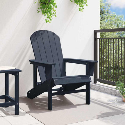 Adirondack-stol Mørkeblå 82 x 74 x 92 cm HDPE
