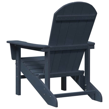 Adirondack-stol Mørkeblå 82 x 74 x 92 cm HDPE