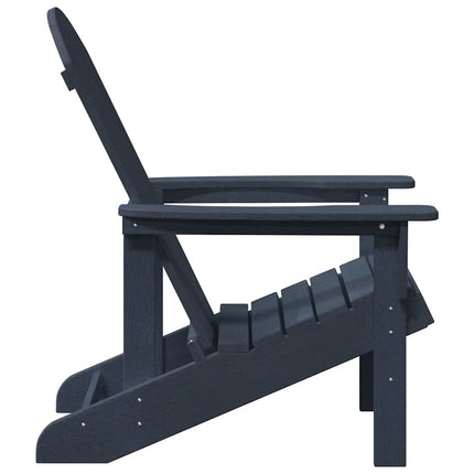 Adirondack-stol Mørkeblå 82 x 74 x 92 cm HDPE