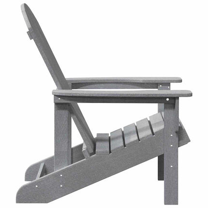 Adirondack-stol Lysegrå HDPE
