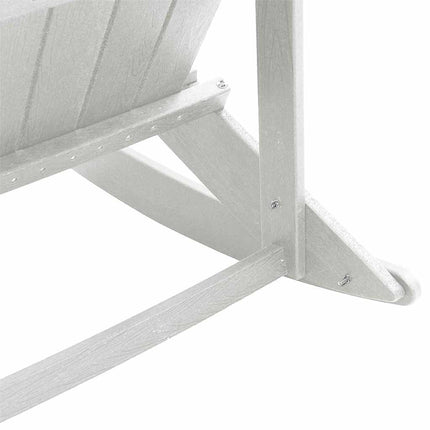Adirondack gyngestol Hvid HDPE