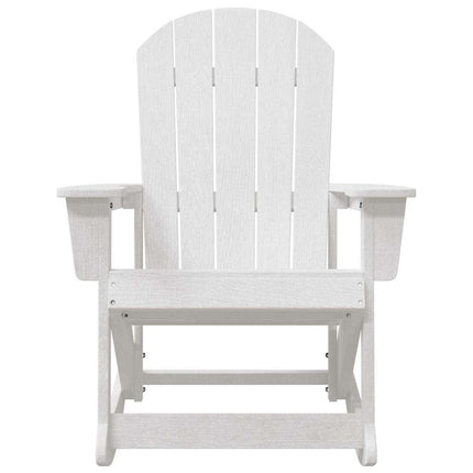 Adirondack gyngestol Hvid HDPE