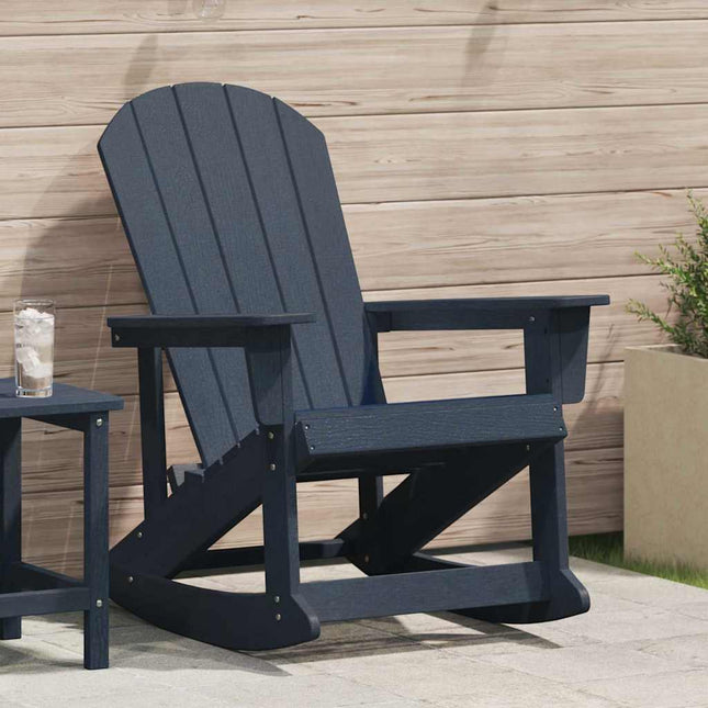 Adirondack gyngestol Mørkeblå HDPE