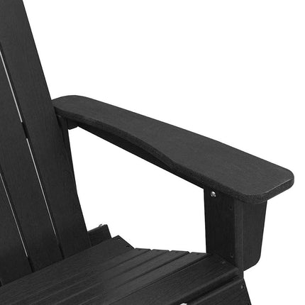 Adirondack gyngestol Sort HDPE
