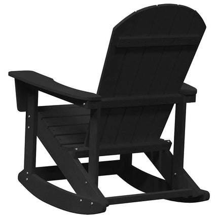 Adirondack gyngestol Sort HDPE