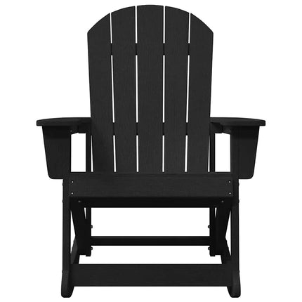 Adirondack gyngestol Sort HDPE