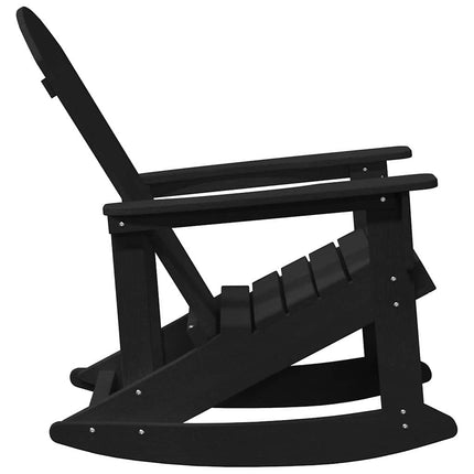 Adirondack gyngestol Sort HDPE