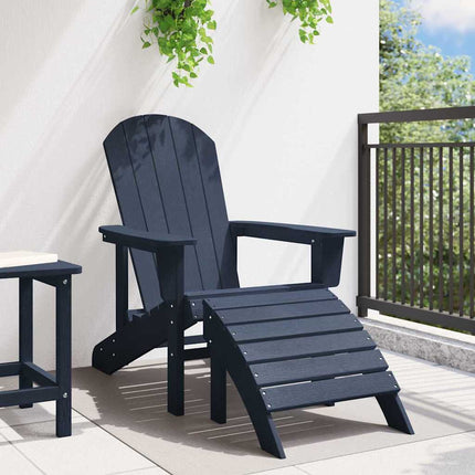 Adirondack-stol Mørkeblå HDPE