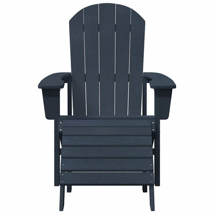 Adirondack-stol Mørkeblå HDPE