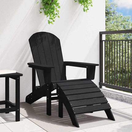 Adirondack-stol Sort HDPE