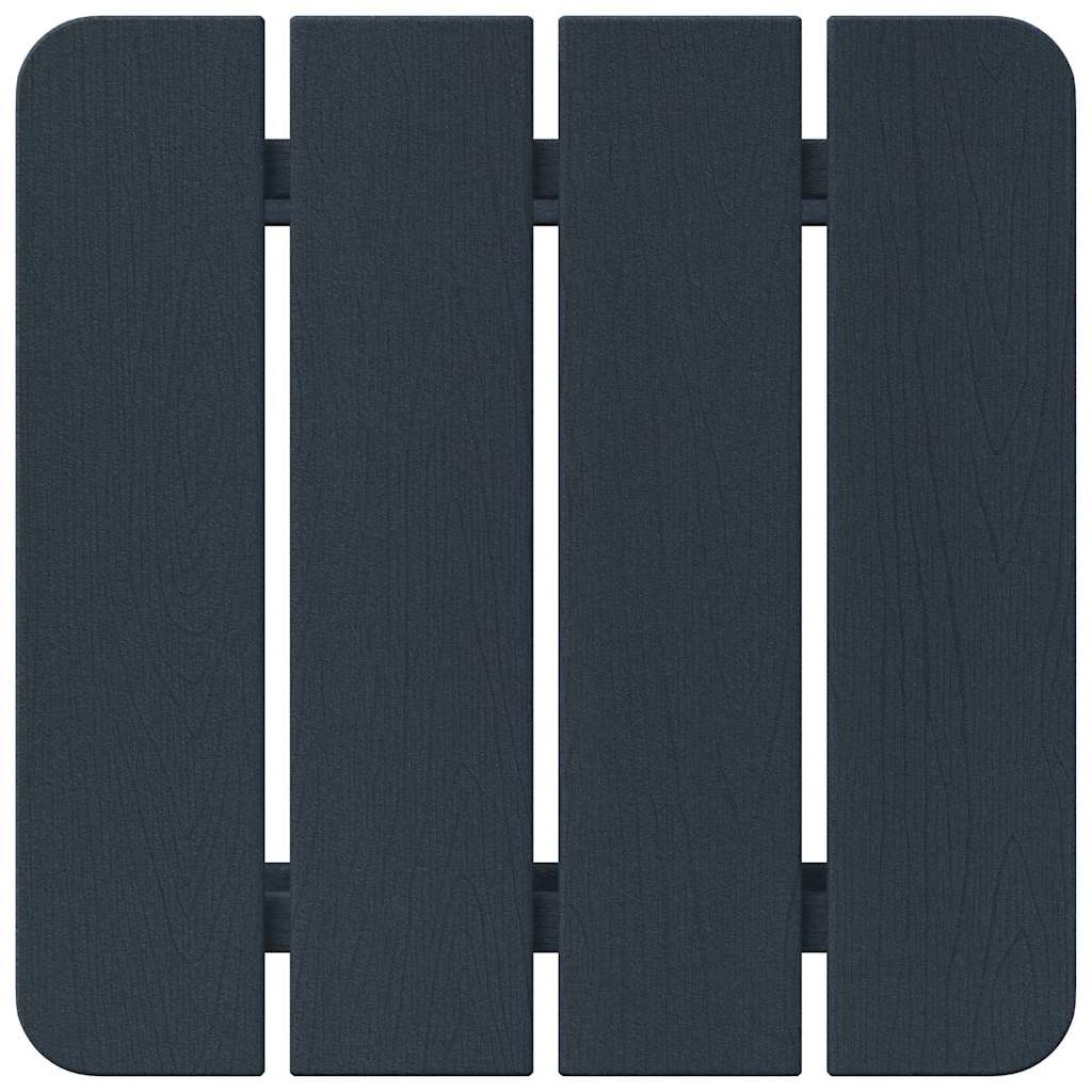 Adirondack sidebord Marineblå 38 x 38 x 46 cm HDPE
