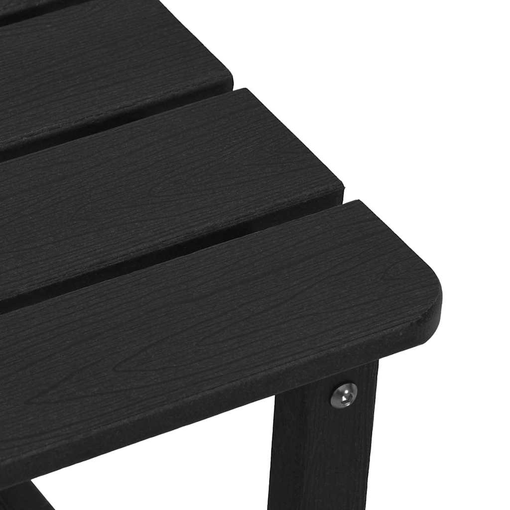 Adirondack sidebord Sort 38 x 38 x 46 cm HDPE