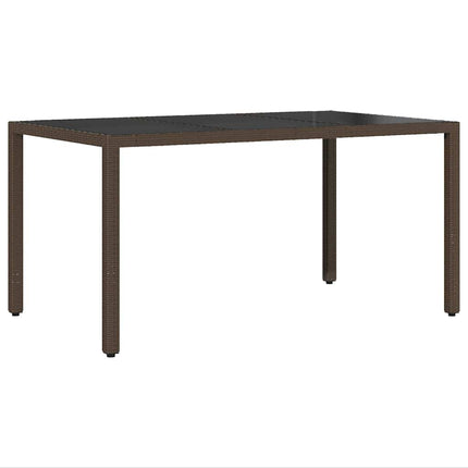 Have Spisebordssæt 5 pcs Brun polyrattan