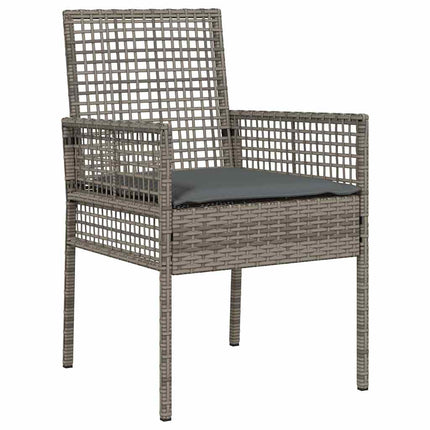 Have Spisebordssæt 7 pcs Grå polyrattan