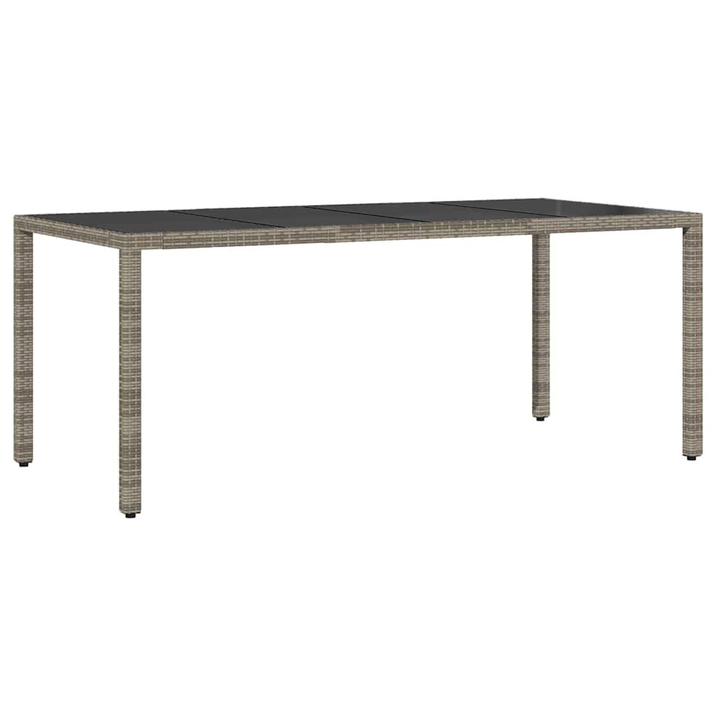 Have Spisebordssæt 7 pcs Grå polyrattan