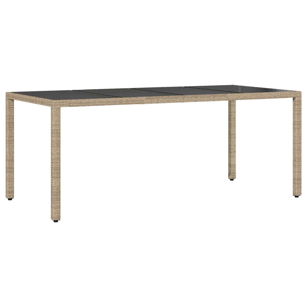 Have Spisebordssæt 7 pcs Beige polyrattan
