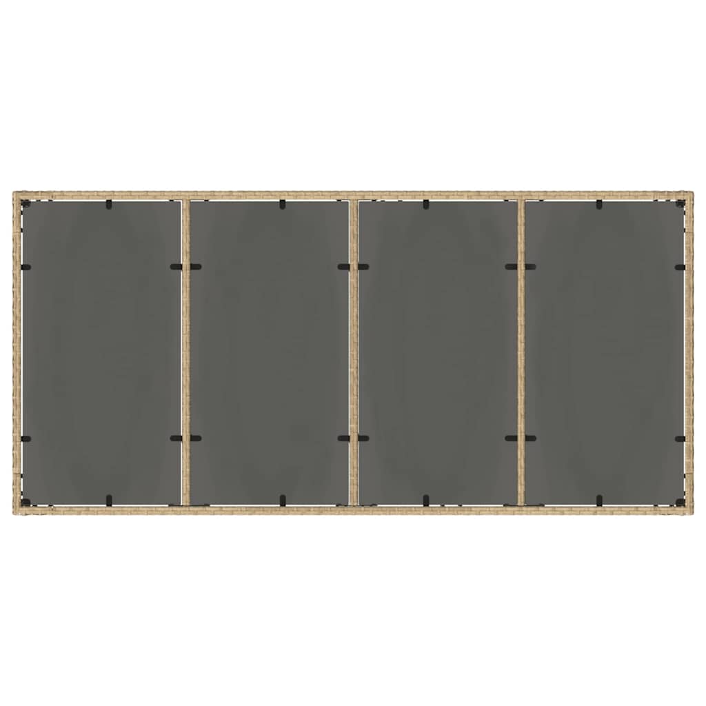 Have Spisebordssæt 7 pcs Beige polyrattan