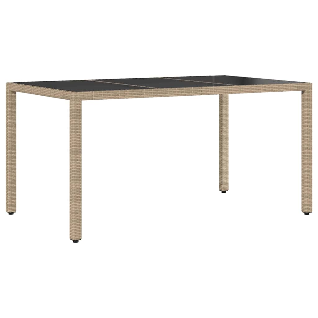 Have Spisebordssæt 5 pcs Beige polyrattan