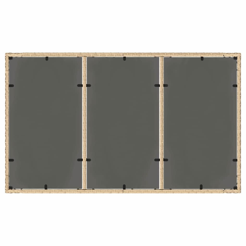 Have Spisebordssæt 5 pcs Beige polyrattan