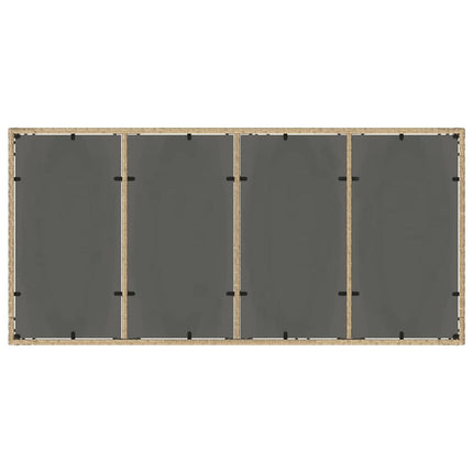 Have Spisebordssæt 9 pcs Beige polyrattan