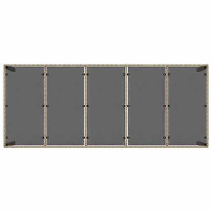 Have Spisebordssæt 11 pcs Beige polyrattan