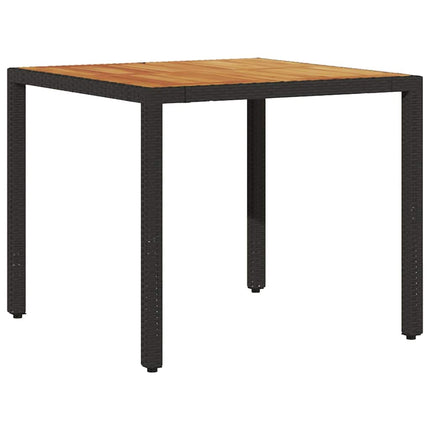 Have Spisebordssæt 3 pcs Sort polyrattan