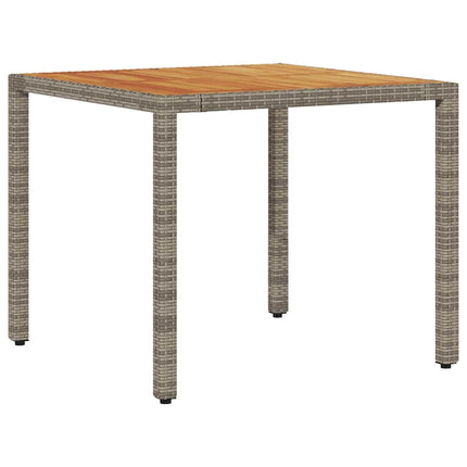 Have Spisebordssæt 3 pcs Grå polyrattan