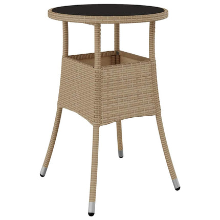 Have Spisebordssæt 3 pcs Beige polyrattan
