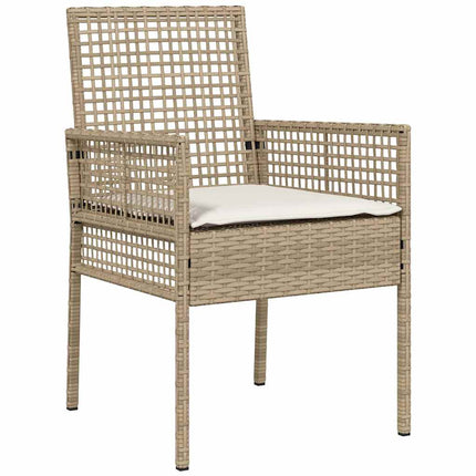 Have Spisebordssæt 3 pcs Beige polyrattan