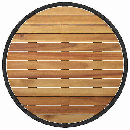 Have Spisebordssæt 5 pcs Sort polyrattan