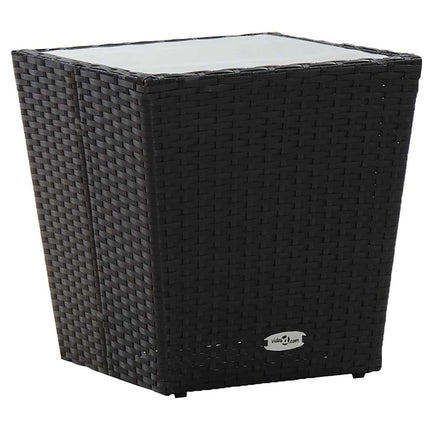 Have Bistro Sæt 3 stk. Sort polyrattan