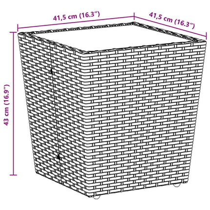 Have Bistro Sæt 3 stk. Sort polyrattan