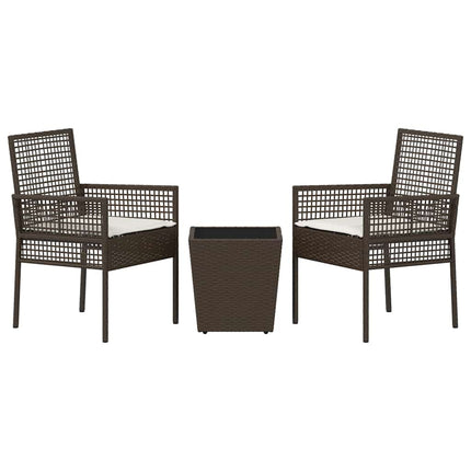 Have Bistro Sæt 3 pcs Brun polyrattan